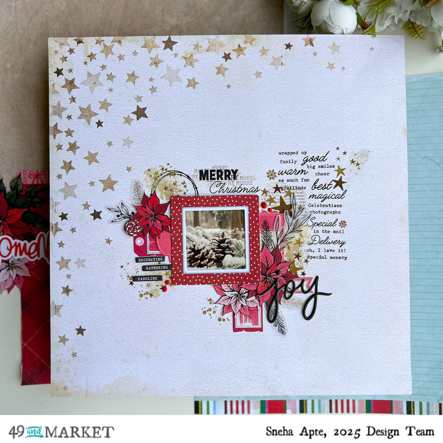 Merry Christmas Joy - Layout by Sneha