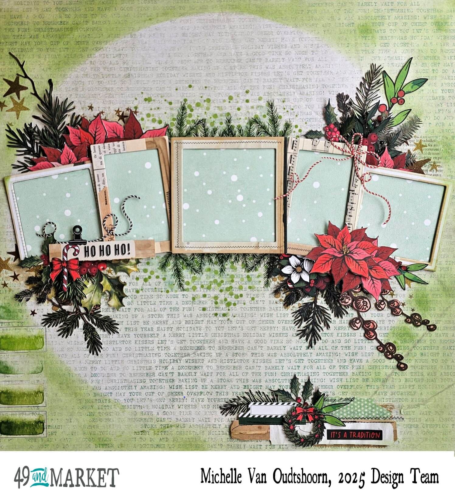 HoHoHo - Layout by Michelle