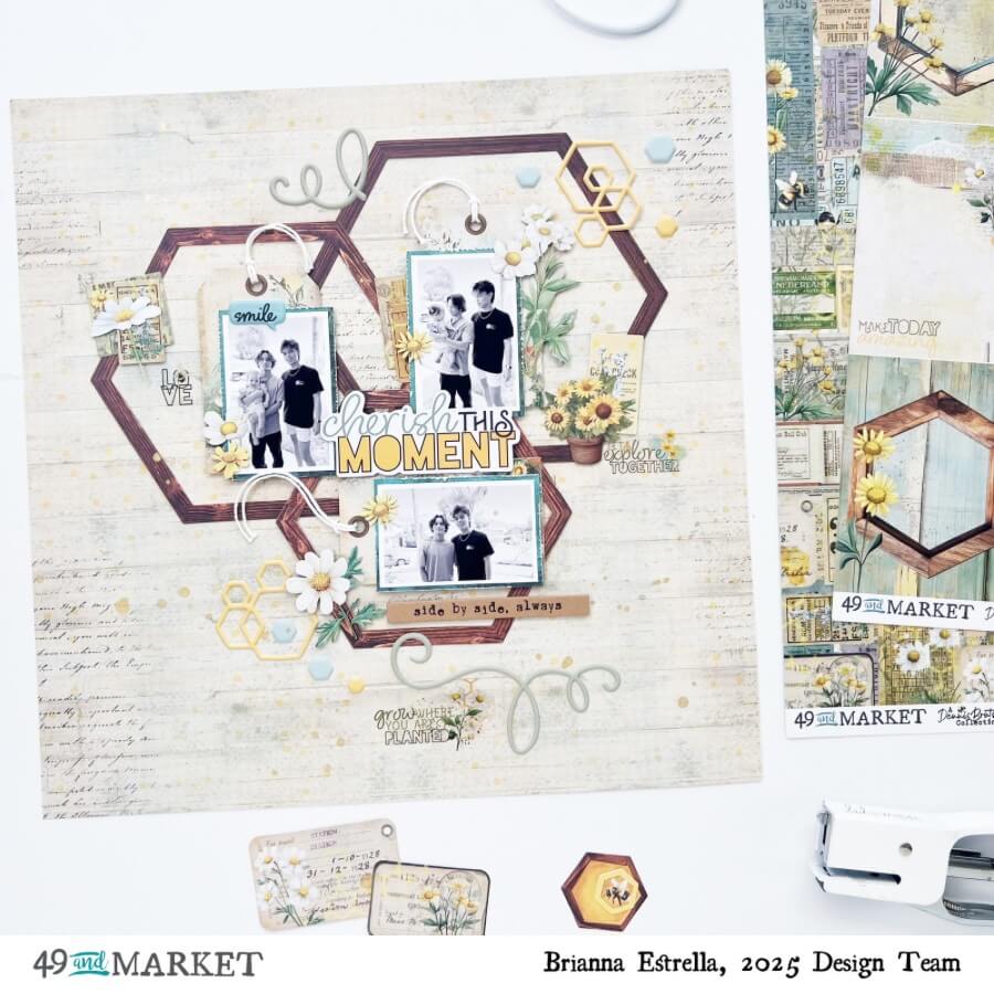 Cherish This Moment - Layout by Brianna