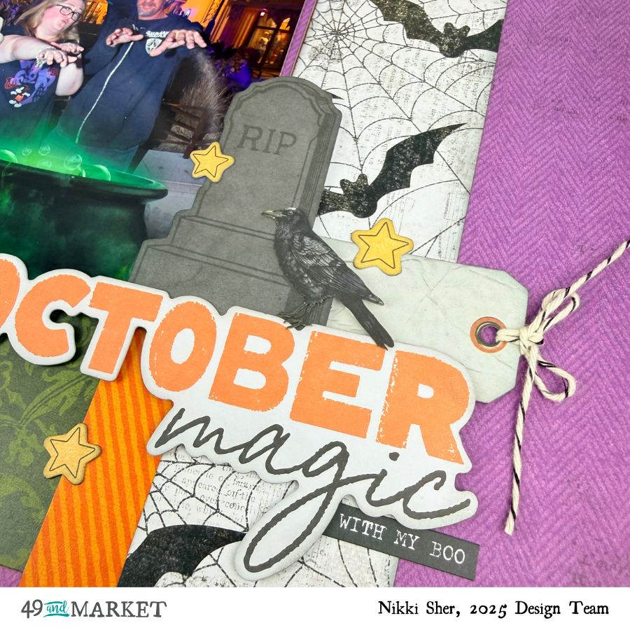 October Magic Halloween - Layout by Nikki 