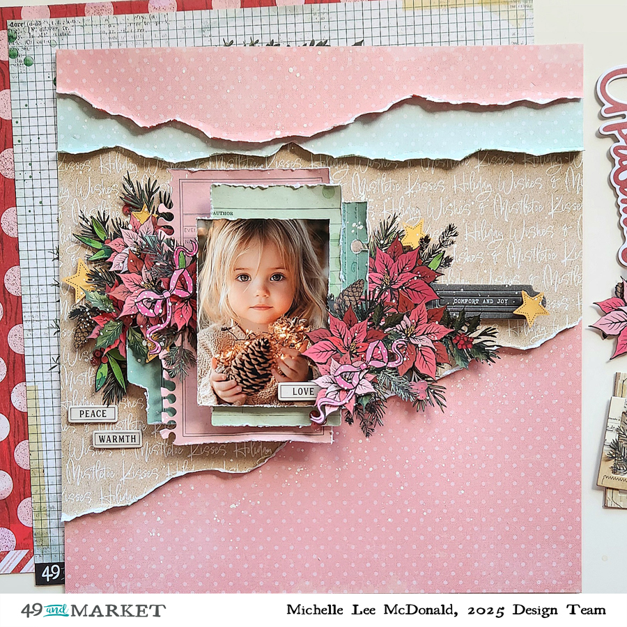 Comfort and Joy - Layout by Michelle Lee