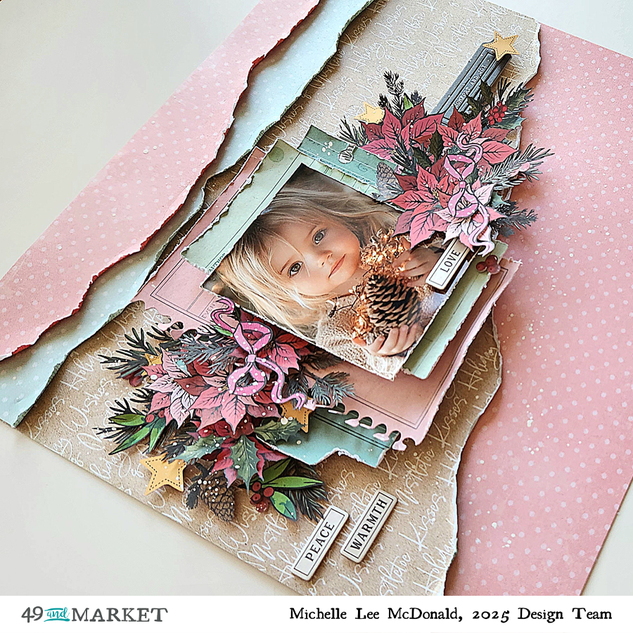 Comfort and Joy - Layout by Michelle Lee