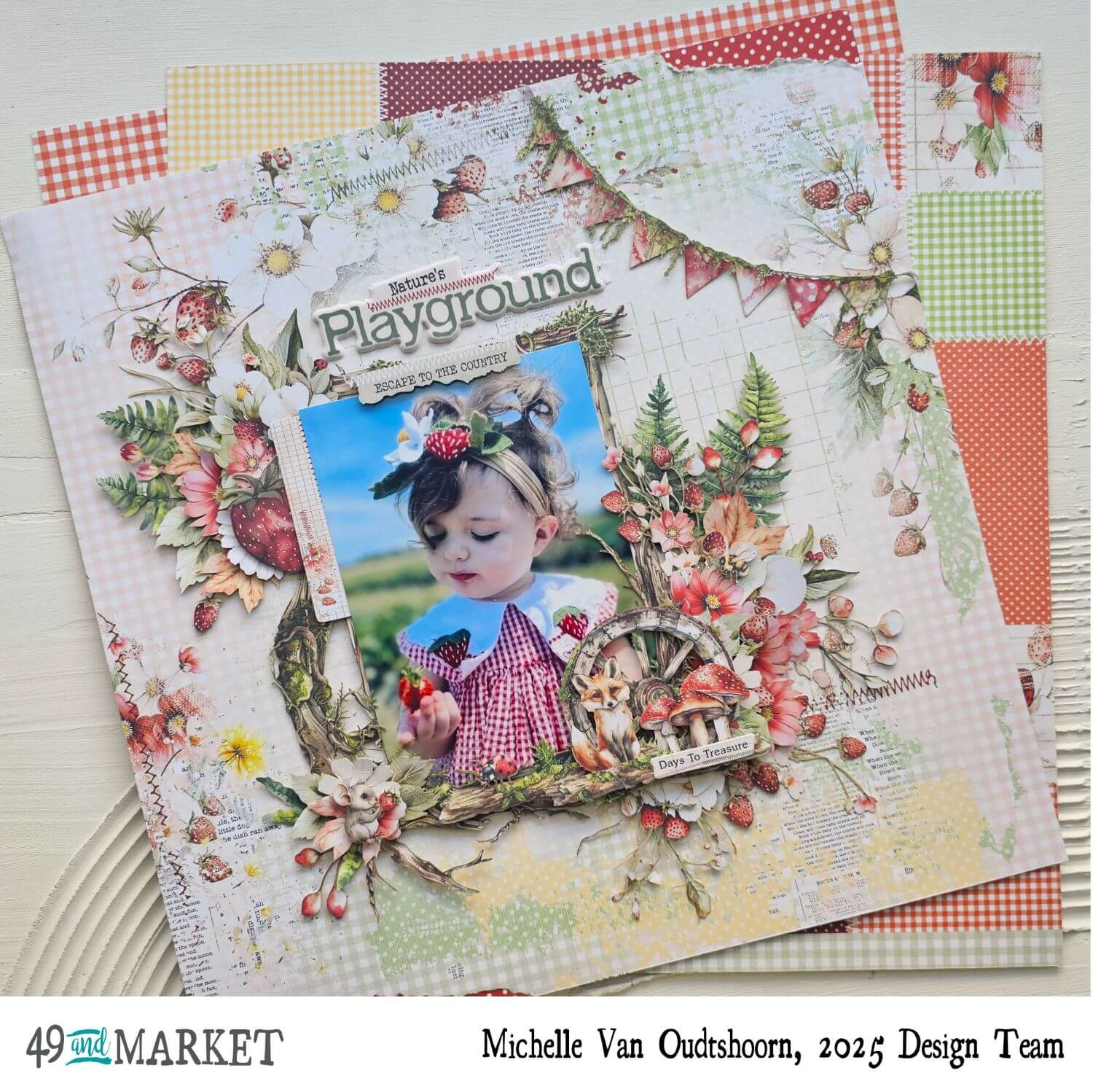 Nature's Playground - Layout by Michelle