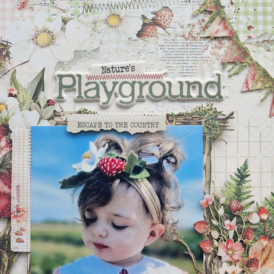 Nature's Playground - Layout by Michelle