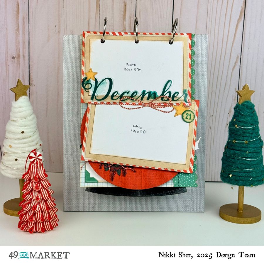 Mistletoe and Memories Christmas Countdown Calendar by Nikki
