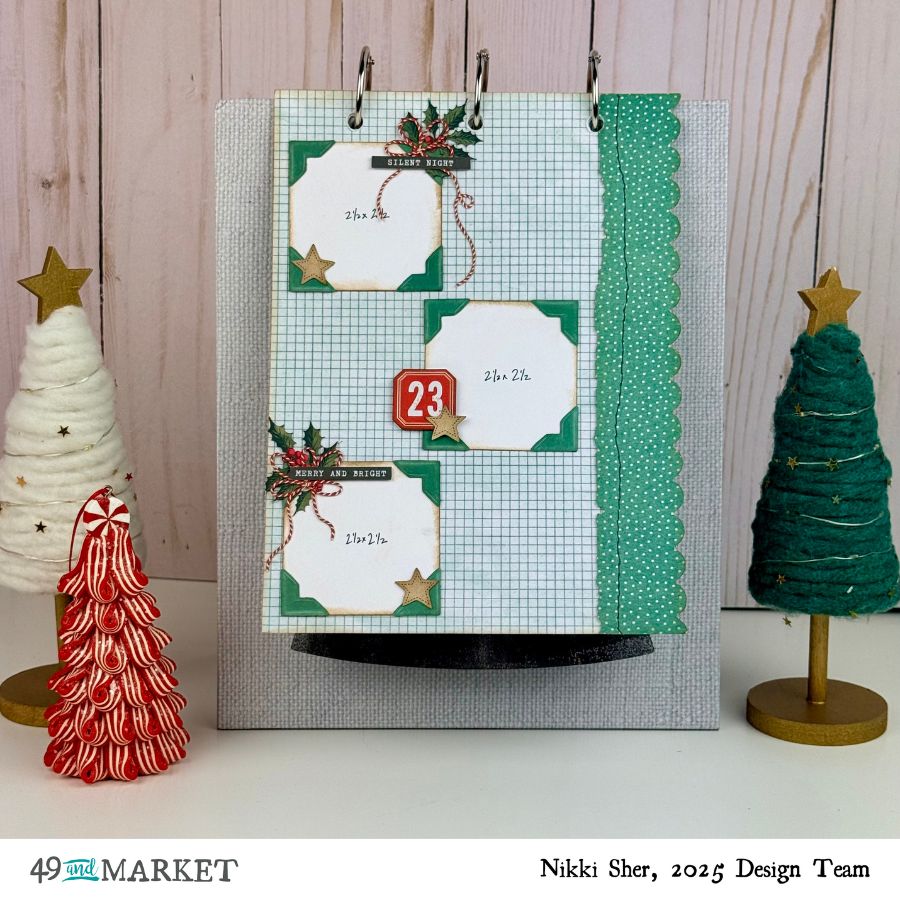Mistletoe and Memories Christmas Countdown Calendar by Nikki