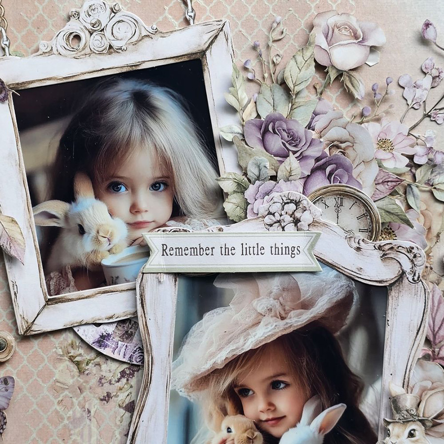 Remember the Little Things - Layout by Michelle