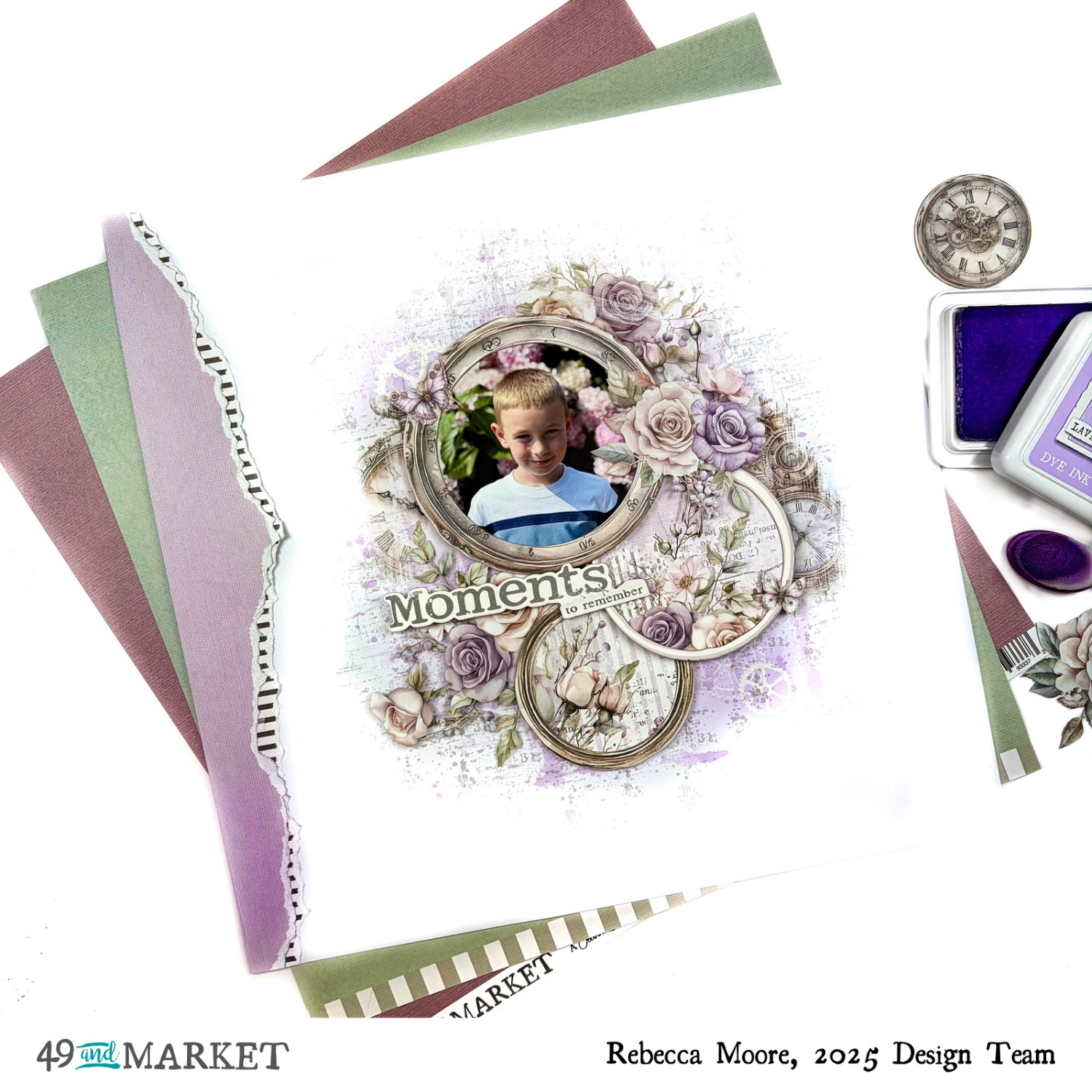 Moments to Remember - Layout by Rebecca