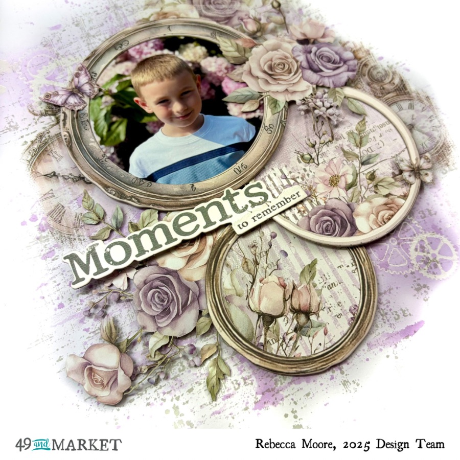Moments to Remember - Layout by Rebecca