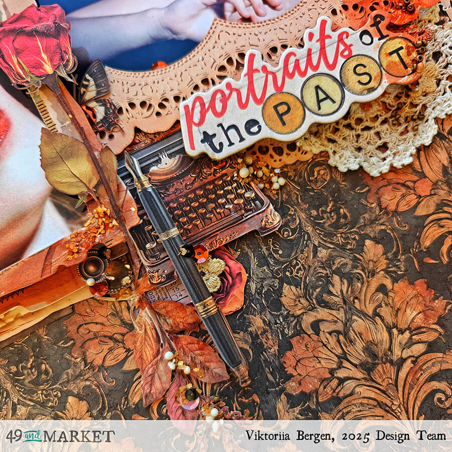 Portraits of the past - Layout by Viktoriia