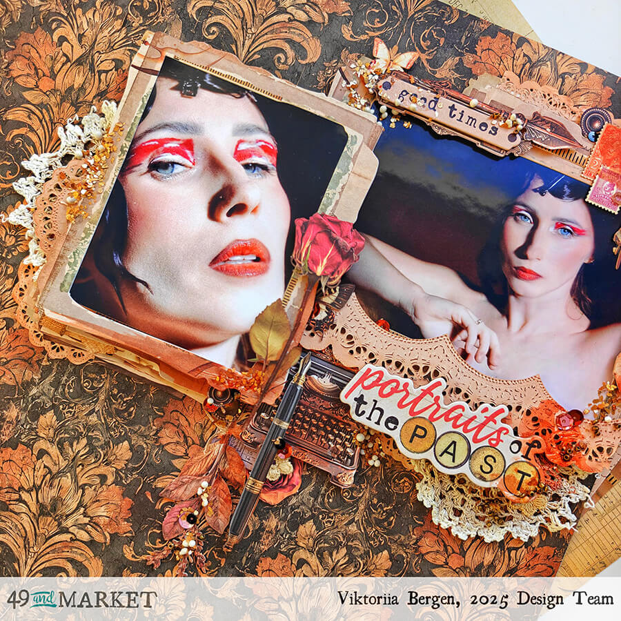 Portraits of the past - Layout by Viktoriia