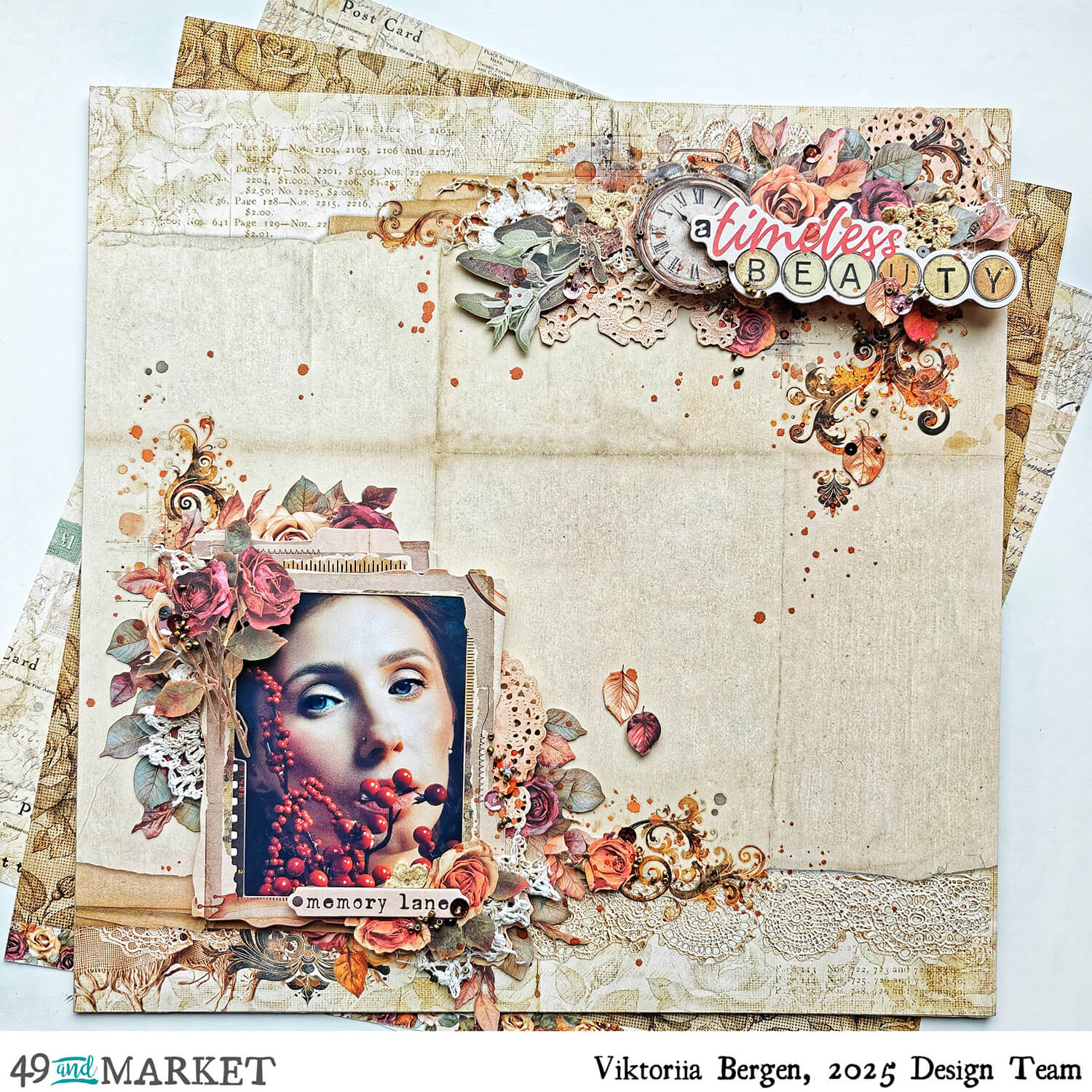 A Timeless beauty - Layout by Viktoriia